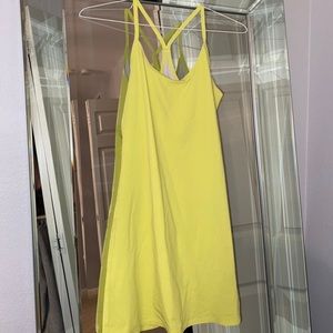 Outdoor Voices Yellow Exercise Dress